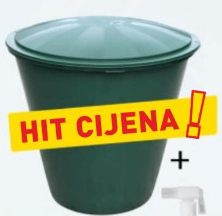 Spremnik za kišnicu 210 l - Akcija u trgovini Merkury