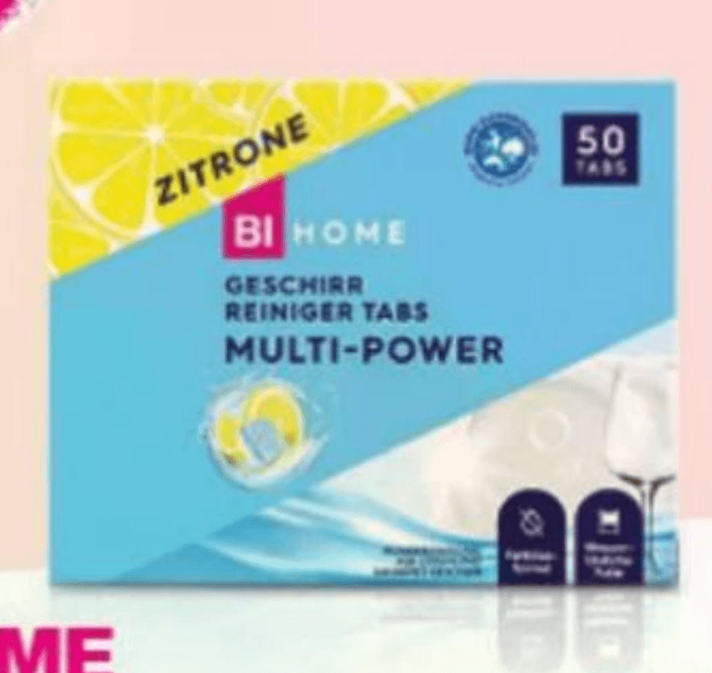 BI HOME Tablete za strojno pranje posuđa 50/1 - Akcija u trgovini Bipa