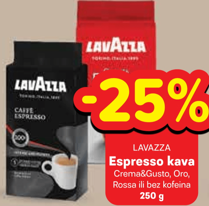 Lavazza Espresso kava 250 g - Akcija u trgovini Plodine