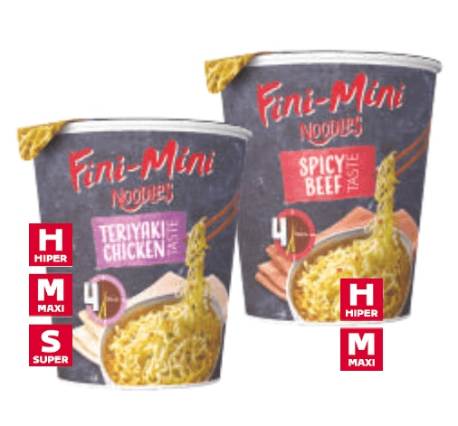 Fini-Mini Noodles 65 g - Akcija u trgovini Tommy