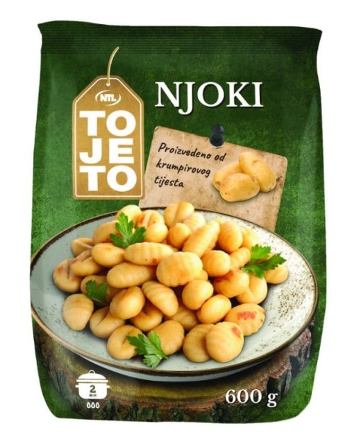 Tojeto njoki 600 g Akcija u trgovini Trgovina Krk