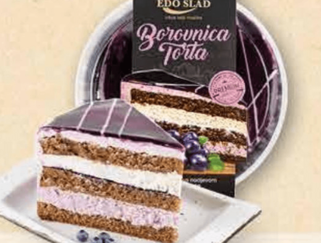 Torta borovnica 850 g Akcija u trgovini Plodine