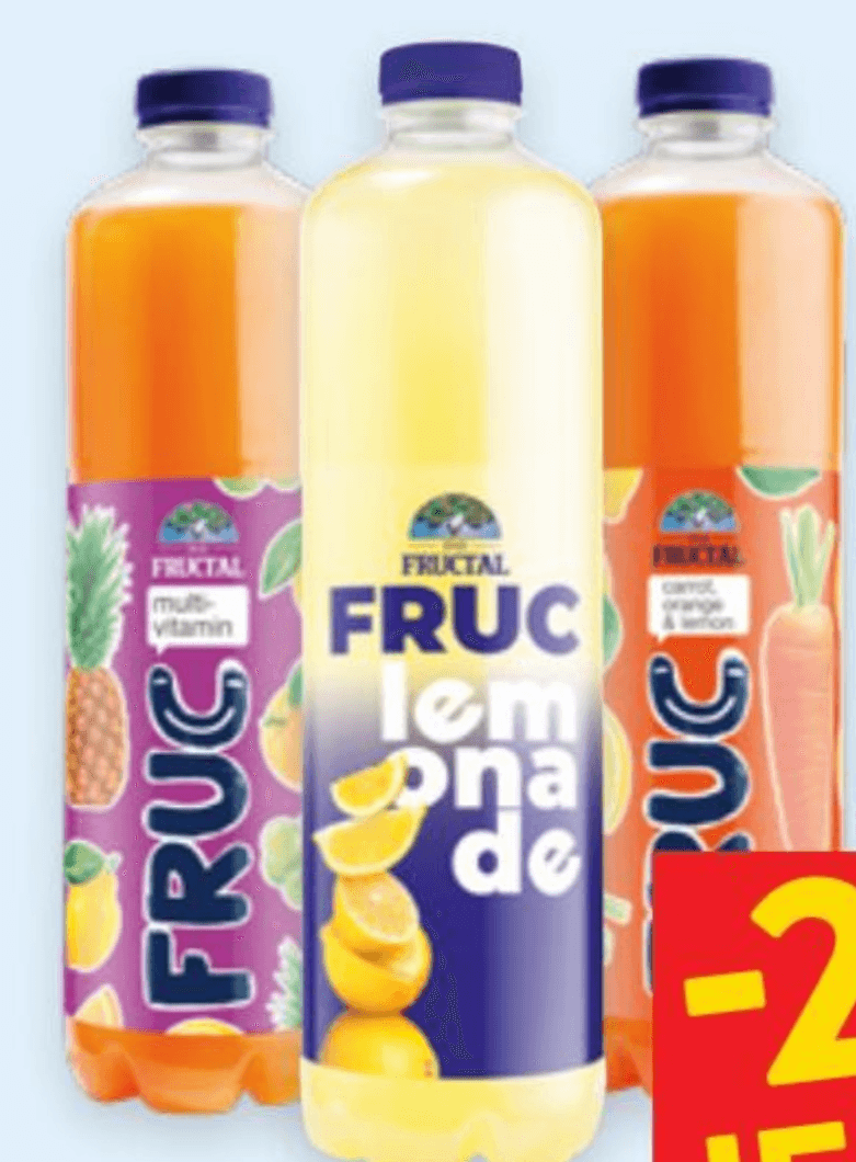 Osvježavajuće piće Fruc 1,5 L - Akcija u trgovini Spar
