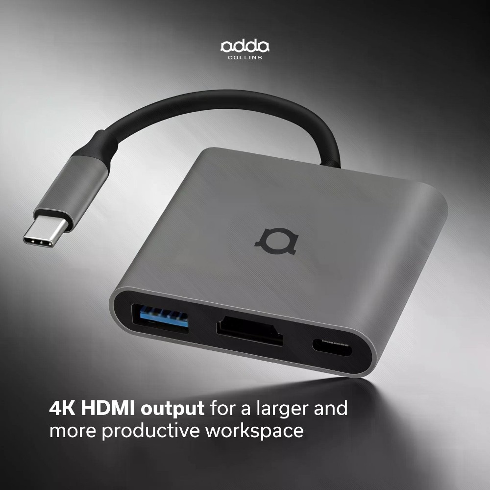 Adda Collins hub USB-C HUB-001-GM 1 kom Akcija u trgovini Interspar