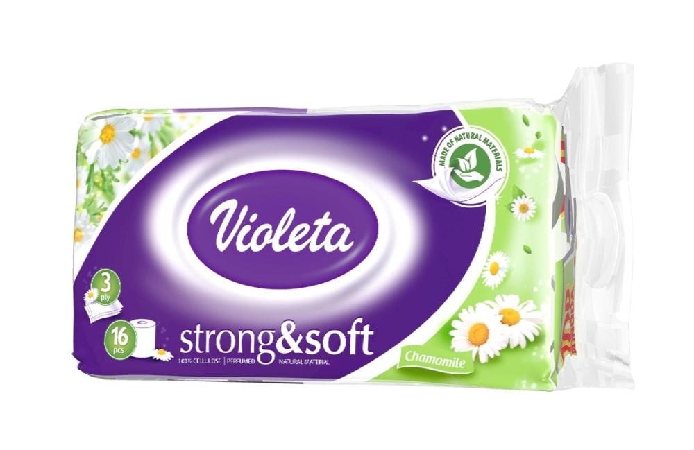 Toaletni papir strong&soft 16/1 Violeta Akcija u trgovini Stanić Diskont