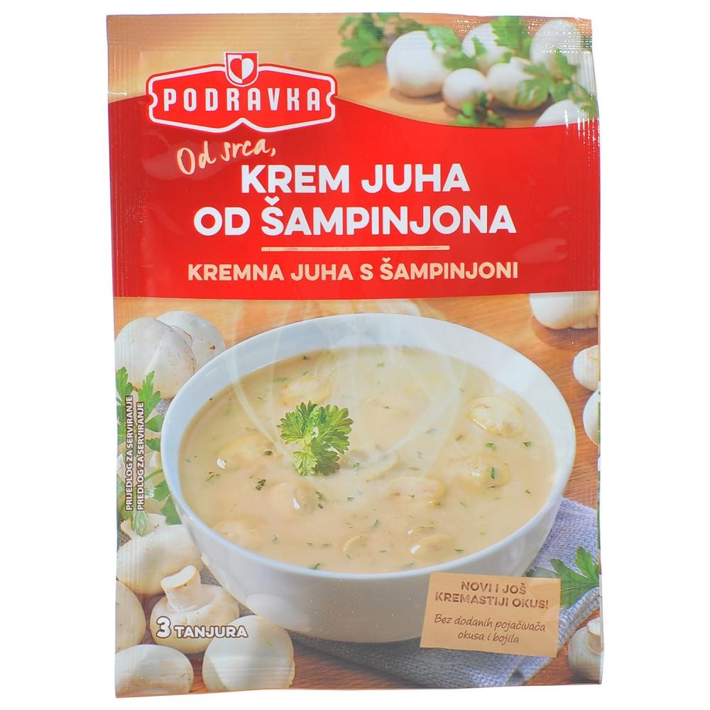 Podravka Krem juha gljive s maslinovim uljem 63 g - Akcija u trgovini Metro
