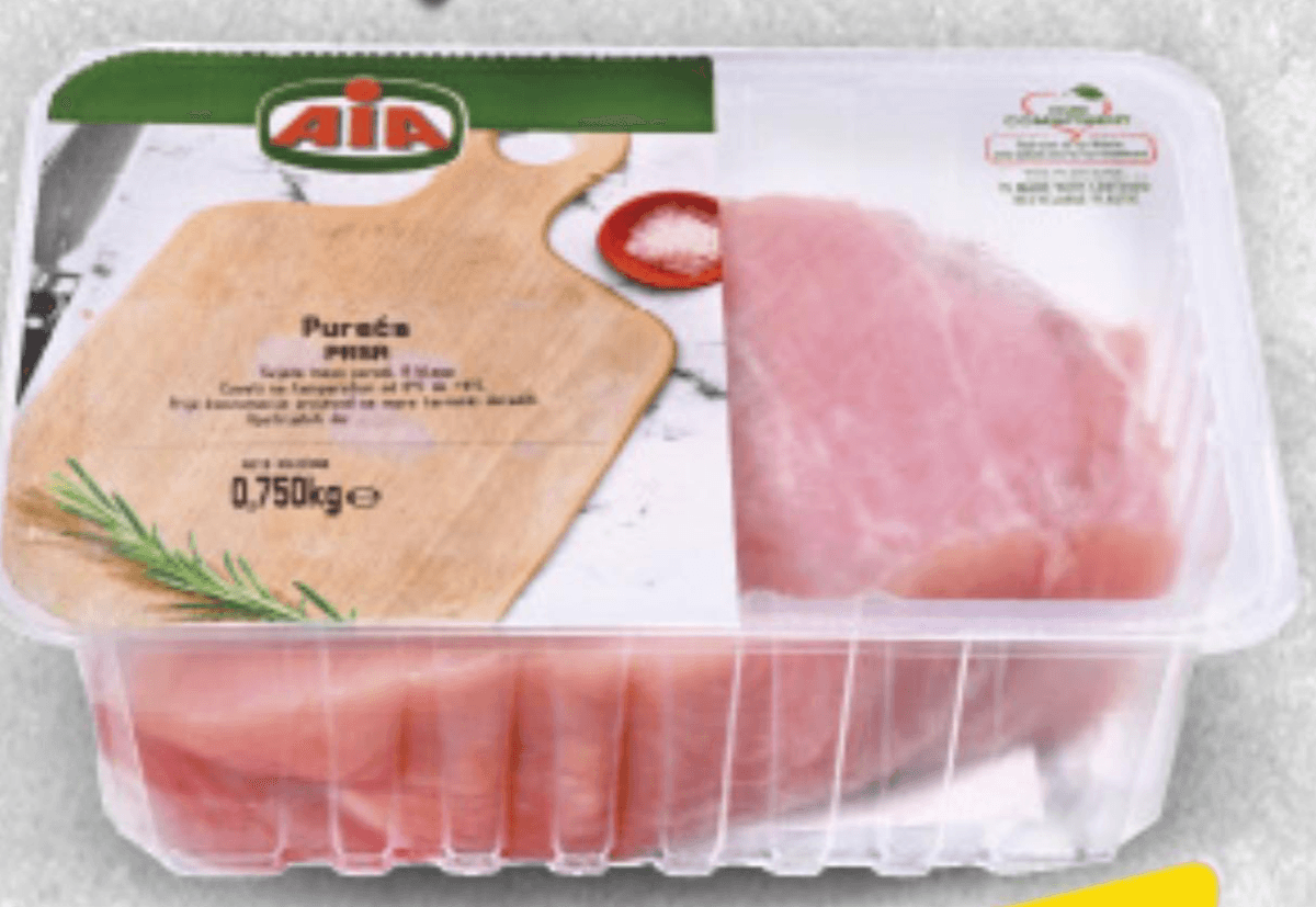AIA Pureća prsa 750g - Akcija u trgovini Konzum