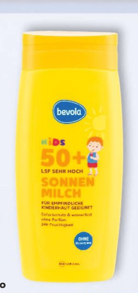Bevola Mlijeko za sunčanje Kids 200 ili 250 ml - Akcija u trgovini Kaufland