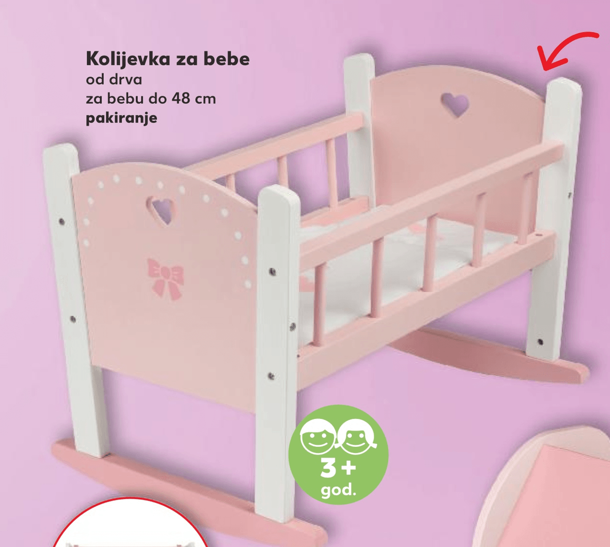 Kolijevka za bebe - Akcija u trgovini Kaufland