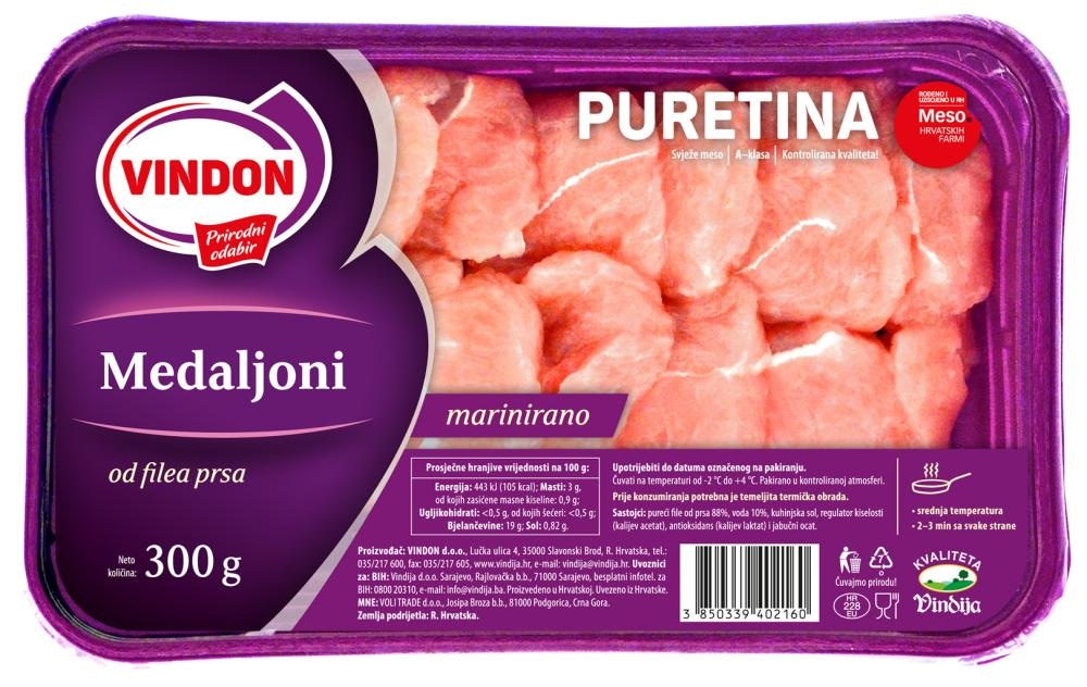 Vindon Pureći file 475 g - Akcija u trgovini Studenac