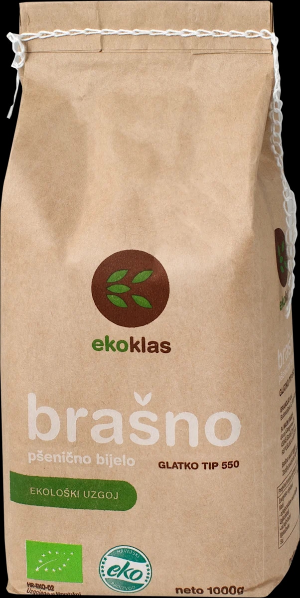 ekoklas pšenično glatko bijelo brašno T-550 1 kg Akcija u trgovini Dm