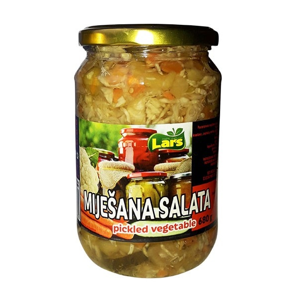 MIJEŠANA SALATA 680 g/ 380 g Lars - Akcija u trgovini Stanić Diskont