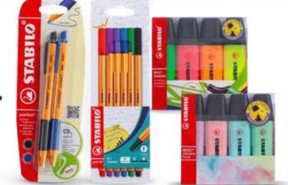 Set olovki i flomastera STABILO - Akcija u trgovini Eurospin