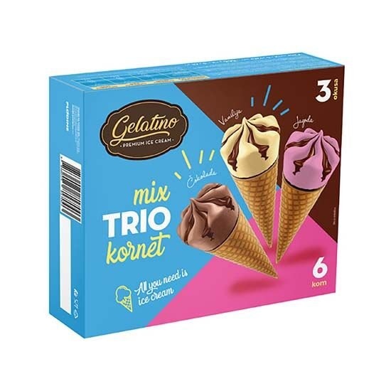 Gelatino Sladoled kornet 6x120 ml - Akcija u trgovini Plodine
