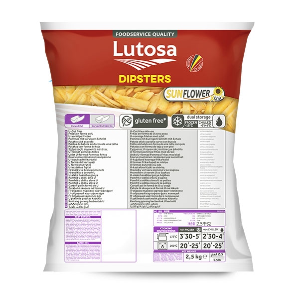 Lutosa Pommes Dipsters 2,5 kg - Akcija u trgovini Stanić Diskont