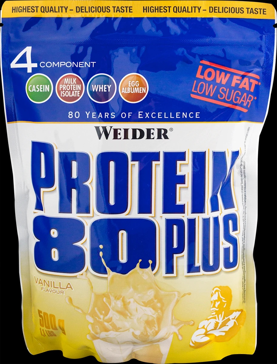 Weider Protein 80 Plus okus vanilije 500 g Akcija u trgovini Dm