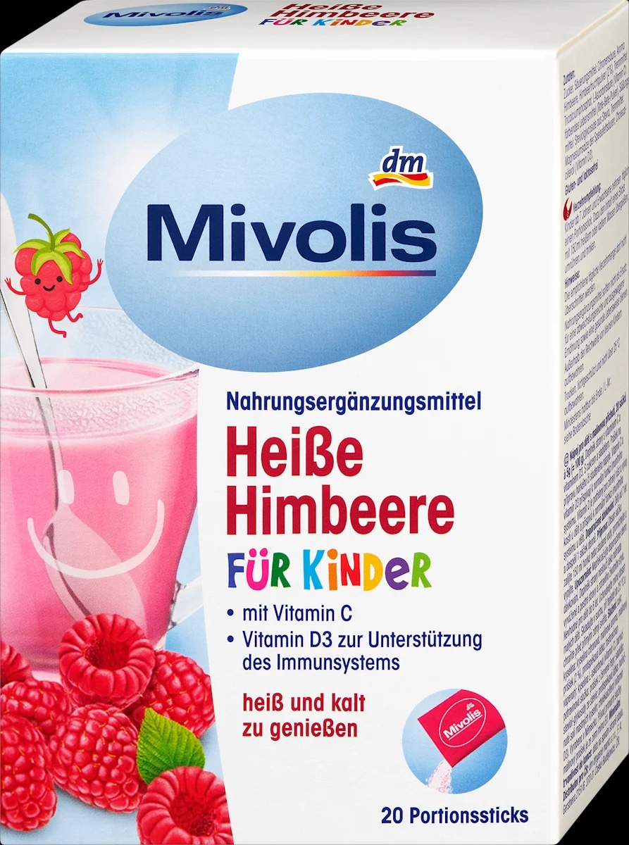 Mivolis topli napitak malina 20 kom. - Akcija u trgovini Dm