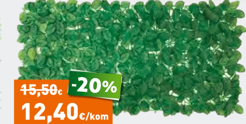 Green Leaf panel 0.5 x 1 m - Akcija u trgovini Grama