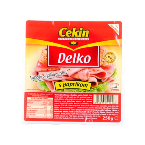 Poliko, Delko s paprikom ili Extrawurst 250 g Cekin - Akcija u trgovini Plodine