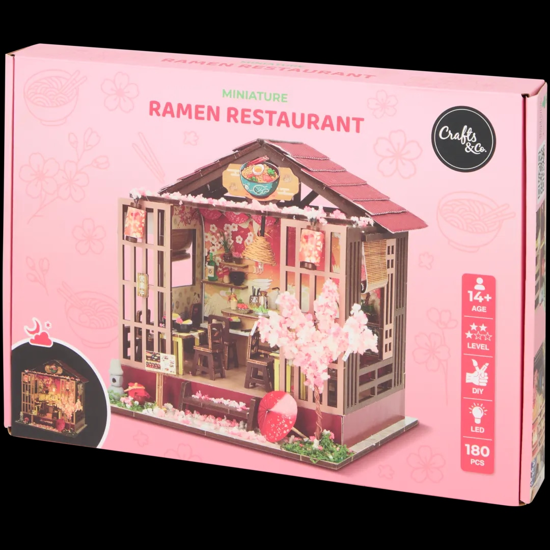 Crafts & Co Uradi sam minijaturna kućica Ramen restoran 180 PCS - Akcija u trgovini Action