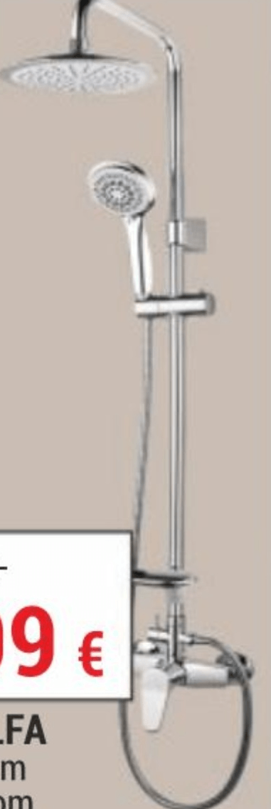 TUŠ SET ALFA - Akcija u trgovini Merkury