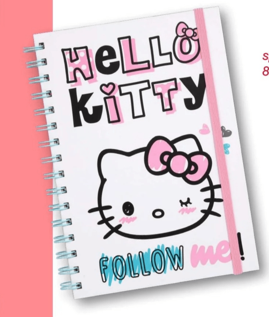 Bilježnica 80 stranica, cca. 15.5 x 21 x 1.8 cm Hello Kitty - Akcija u trgovini Kik