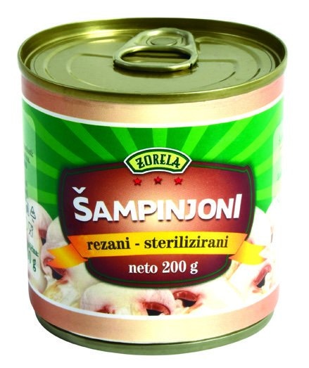 Šampinjoni rezani 115 g Zorela - Akcija u trgovini NTL