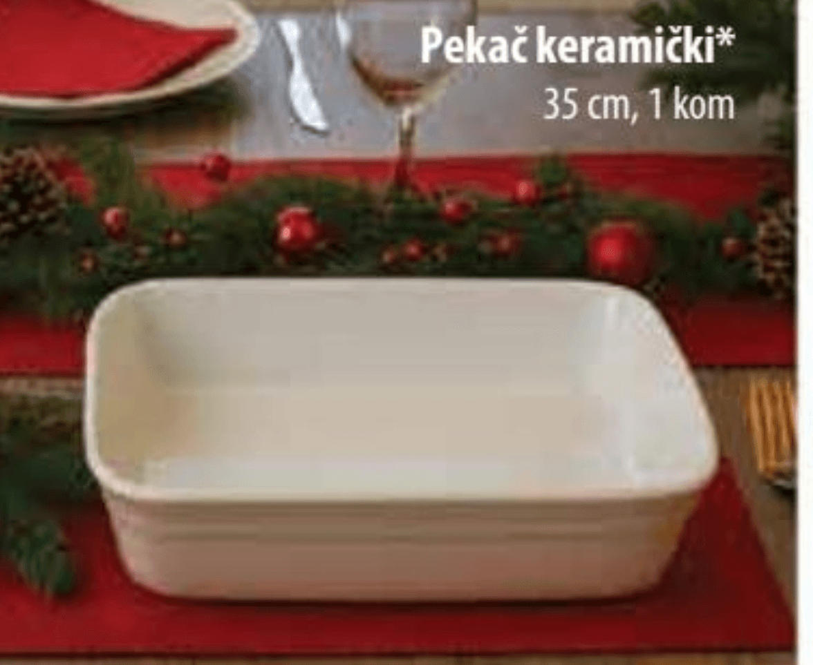 Pekač keramički 35 cm, 1 kom - Akcija u trgovini NTL