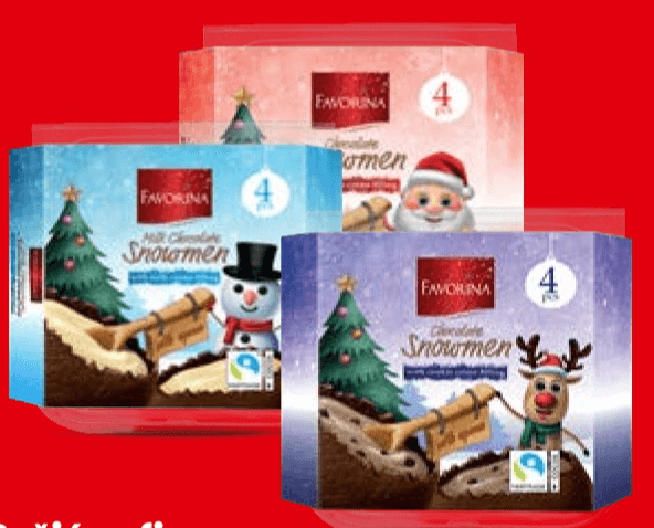 Božićne figure s punjenjem 144 g Favorina - Akcija u trgovini Lidl