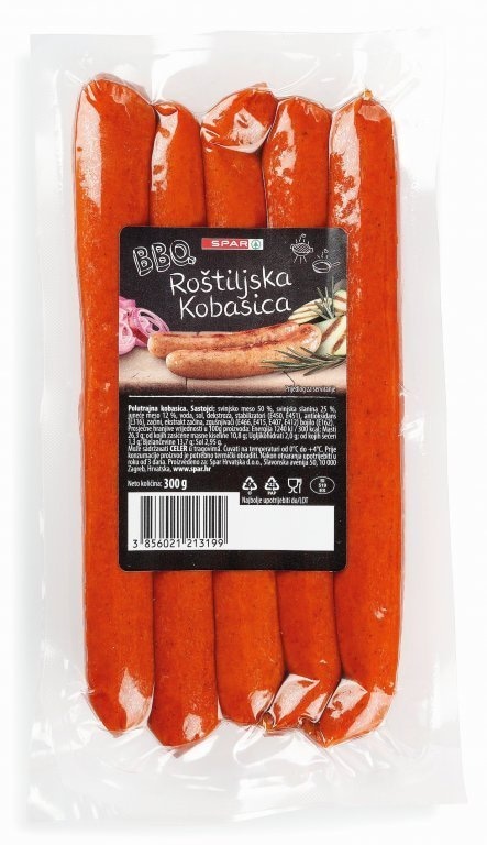 Grill kobasica 300 g SPAR BBQ - Akcija u trgovini Interspar