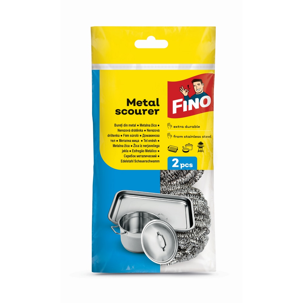 Žica za metalne površine Fino Metal Scourer 2 kom/pak - Akcija u trgovini KTC