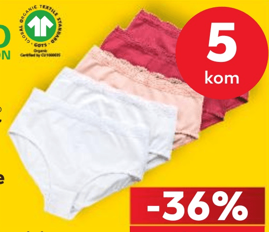 Ženske slip gaćice 5 kom Oyanda. - Akcija u trgovini Kaufland