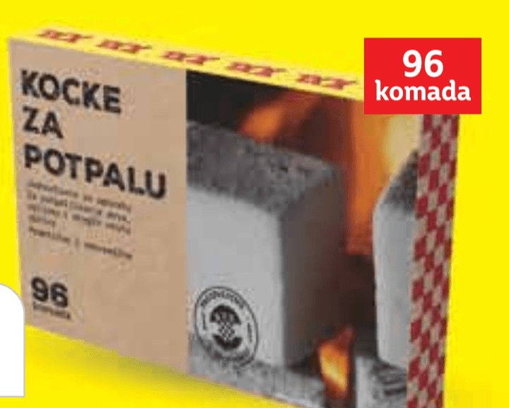 Kocke za potpalu 96 kom Plodine - Akcija u trgovini Plodine