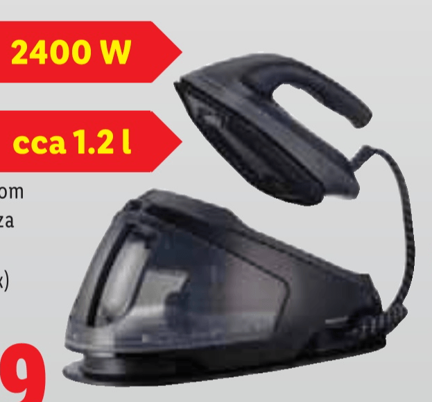 SILVERCREST Parna postaja za glačanje cca 1.2 l - Akcija u trgovini Lidl