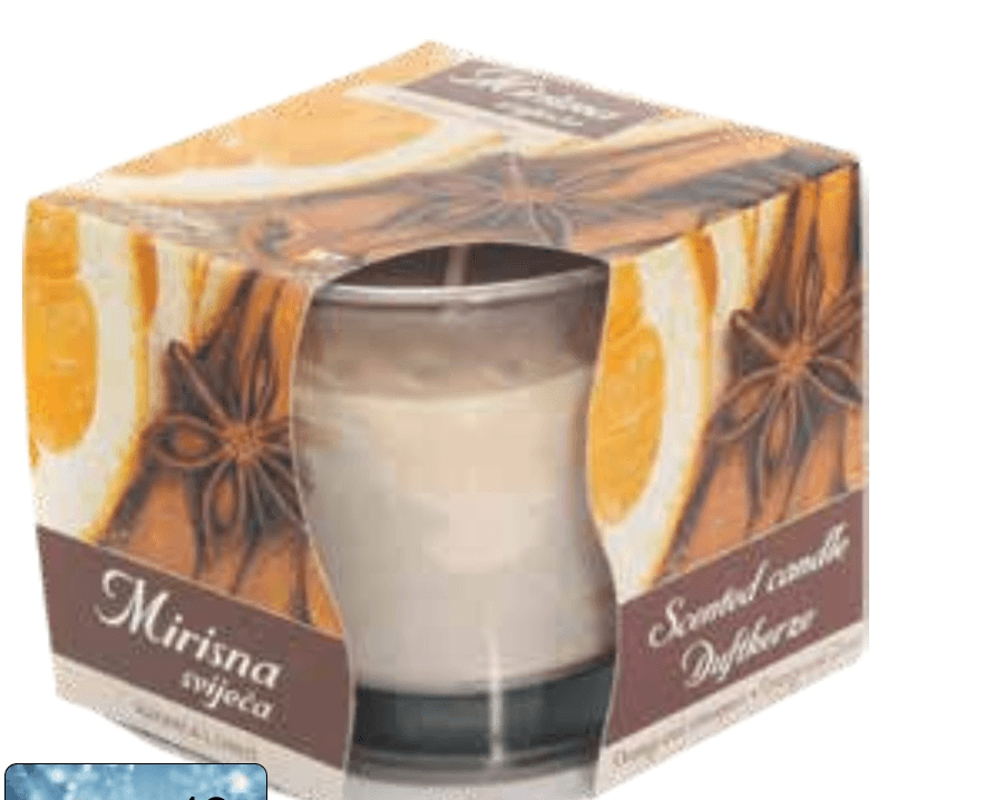 Mirisna svijeća - Akcija u trgovini KTC