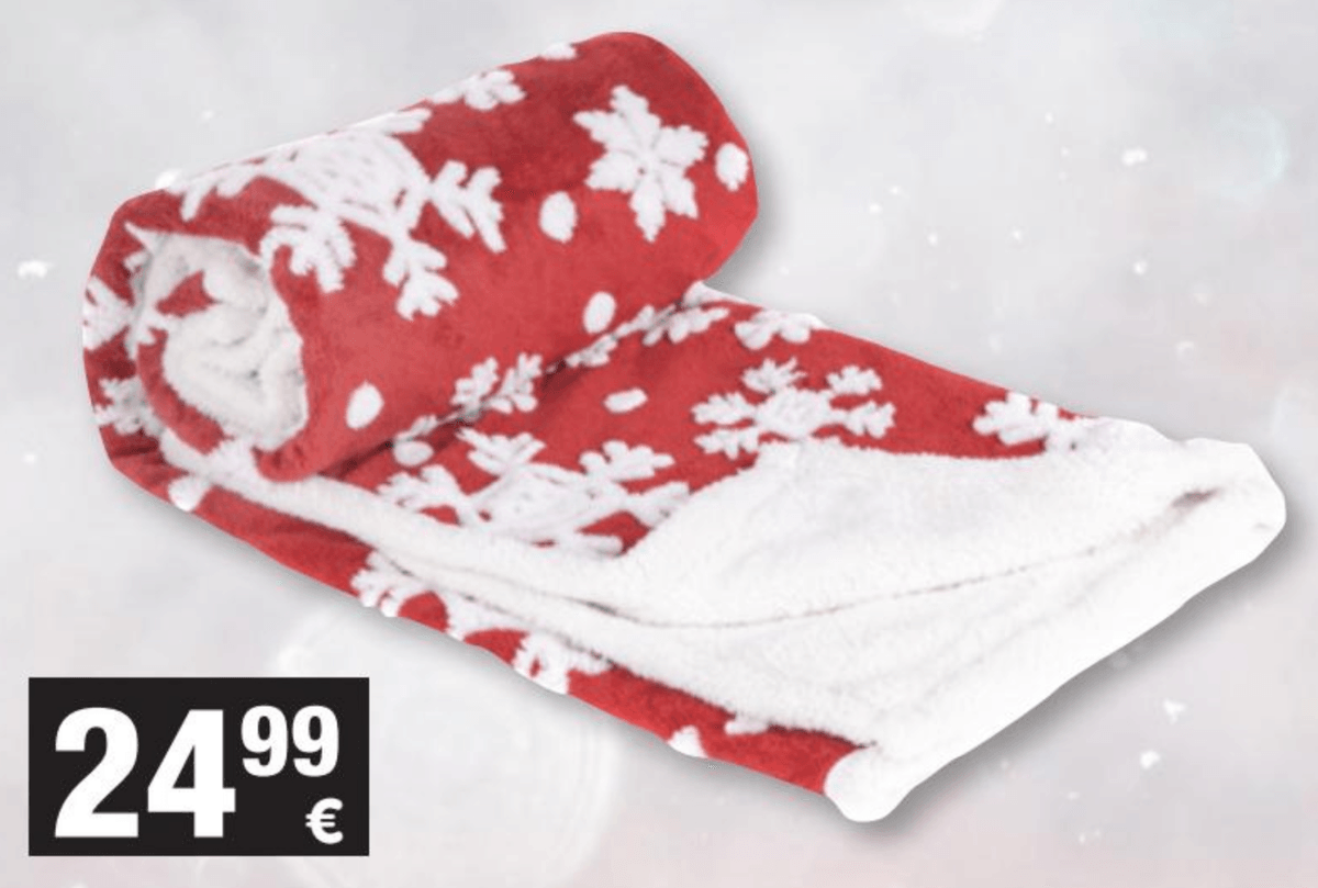 Deka božićna dvoslojna 130x180 cm - Akcija u trgovini Interspar