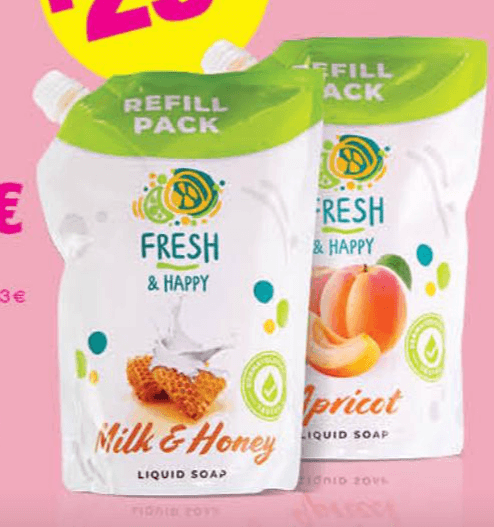 Fresh & Happy tekući sapun 1 l Akcija u trgovini Bipa