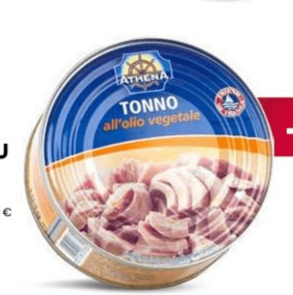 Tuna u biljnom ulju 160 g Athena - Akcija u trgovini Eurospin