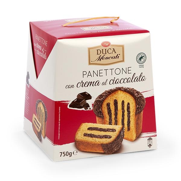Duca Moscati Panettone punjeni čokoladom 750 g - Akcija u trgovini Eurospin