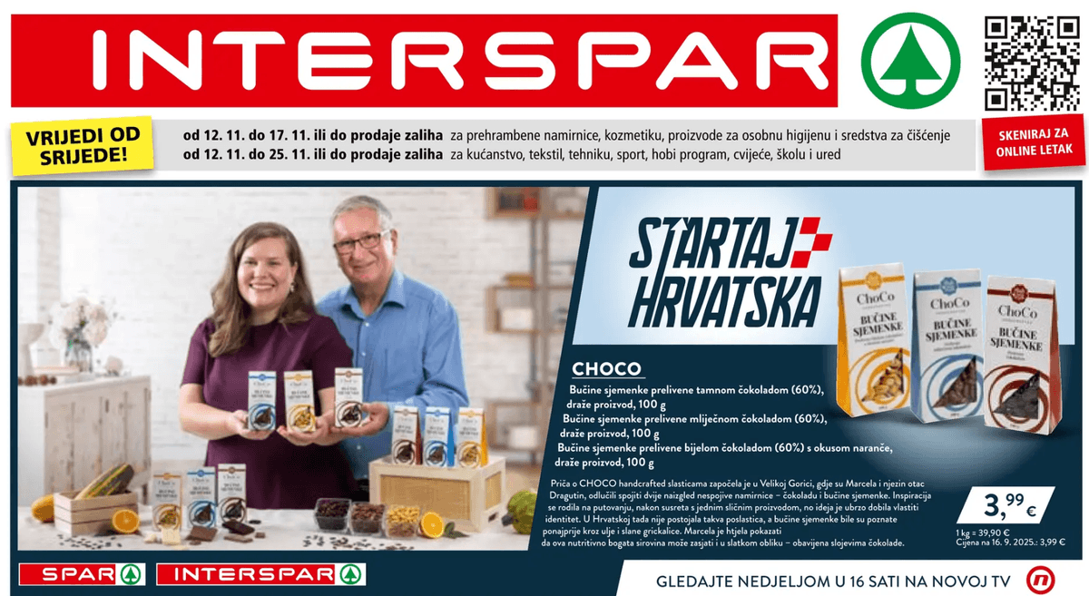 Interspar katalog Akcijska ponuda od 12.11. do 17.11.2025