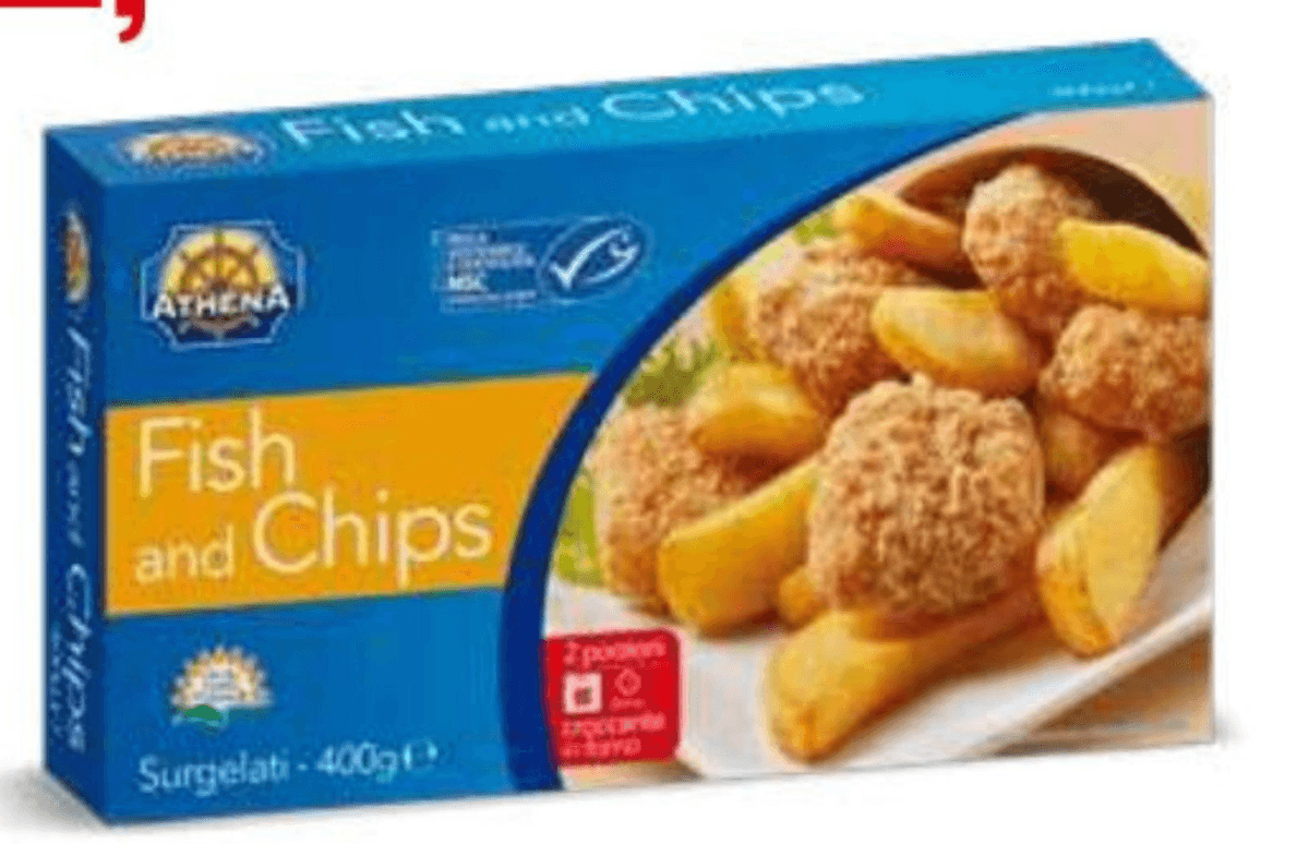 Fish & Chips 400 g Athena - Akcija u trgovini Eurospin