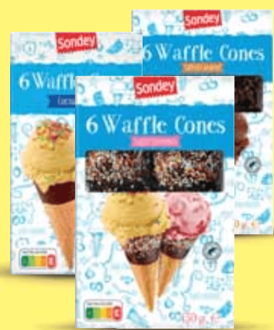 SONDEY Korneti s dekorativnim mrvicama 150 g - Akcija u trgovini Lidl