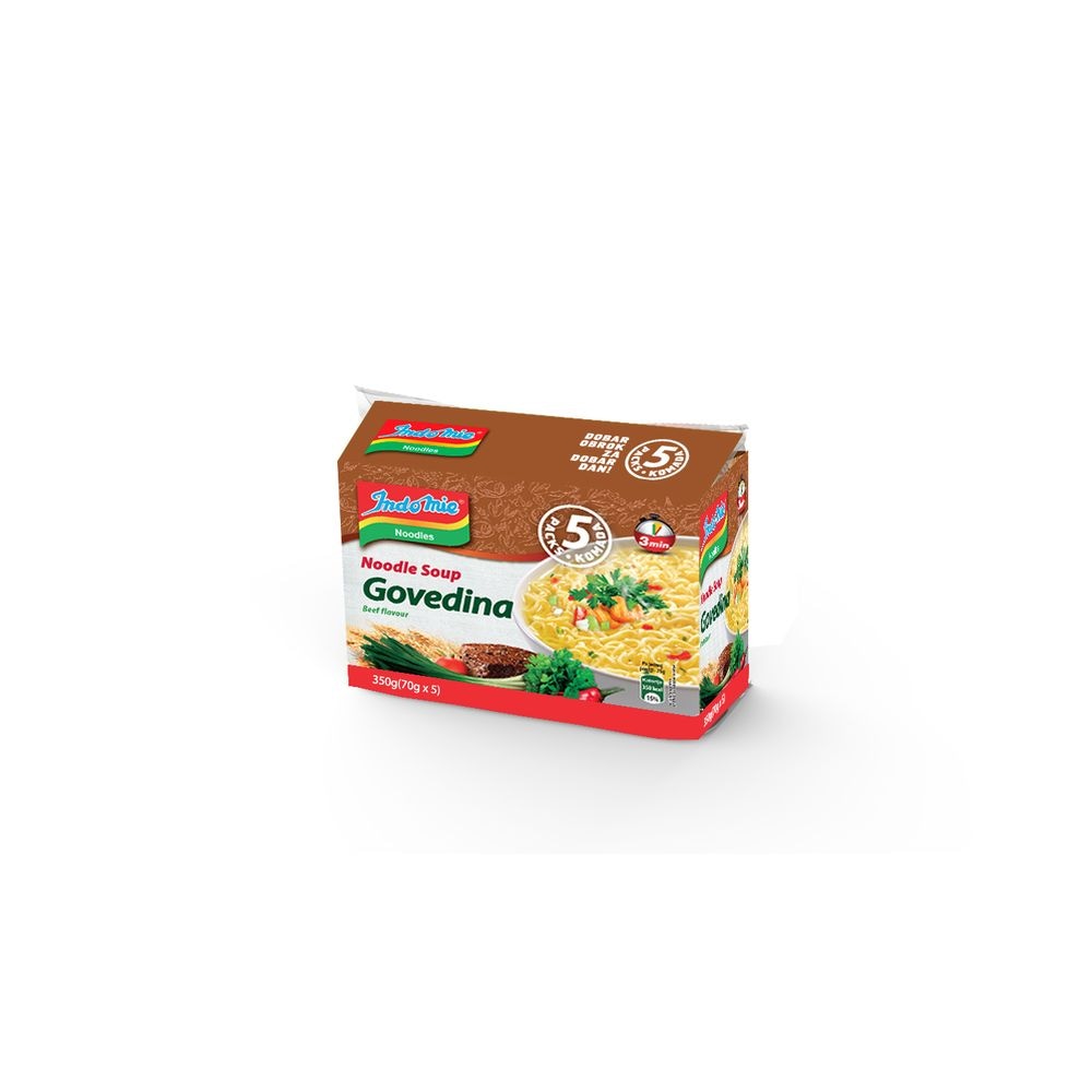 Instant juha s rezancima Indomie specijalna govedina 5 u 1, 350 g - Akcija u trgovini Bakmaz