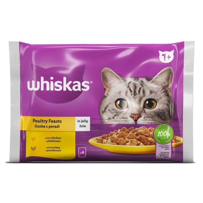 Whiskas Hrana za mačke 4x 85 g - Akcija u trgovini Plodine