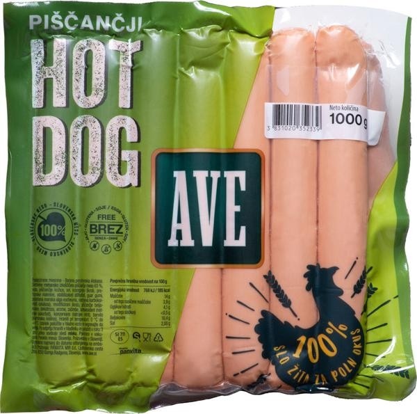 Hrenovke Frankfurter Ave 1 kg Akcija u trgovini Spar