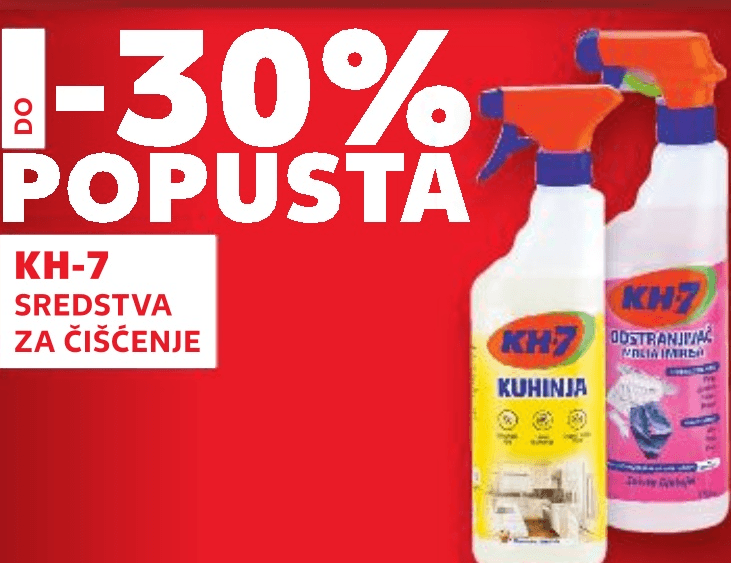 KH-7 Sredstva za čišćenje - Akcija u trgovini Kaufland