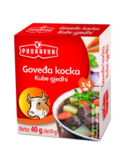 Podravka Kocka za juhu 4 x 10 g - Akcija u trgovini Tommy