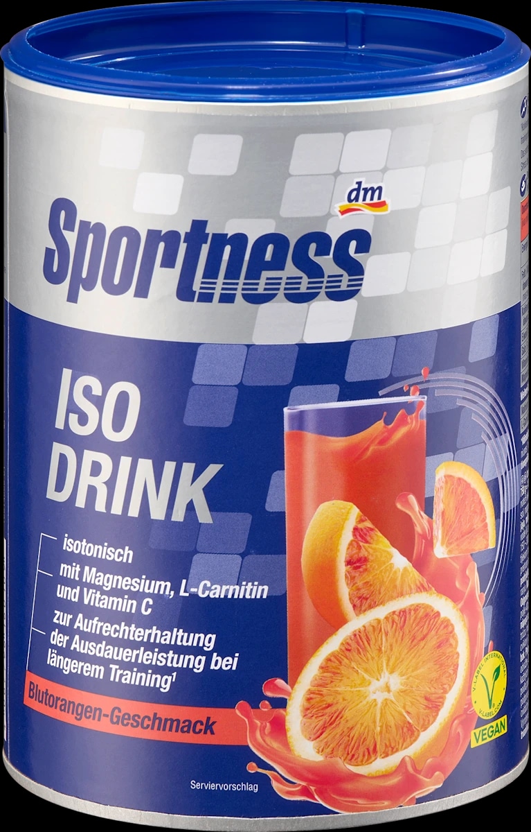 Sportness izotonični napitak u prahu crvena naranča 750 g - Akcija u trgovini Dm