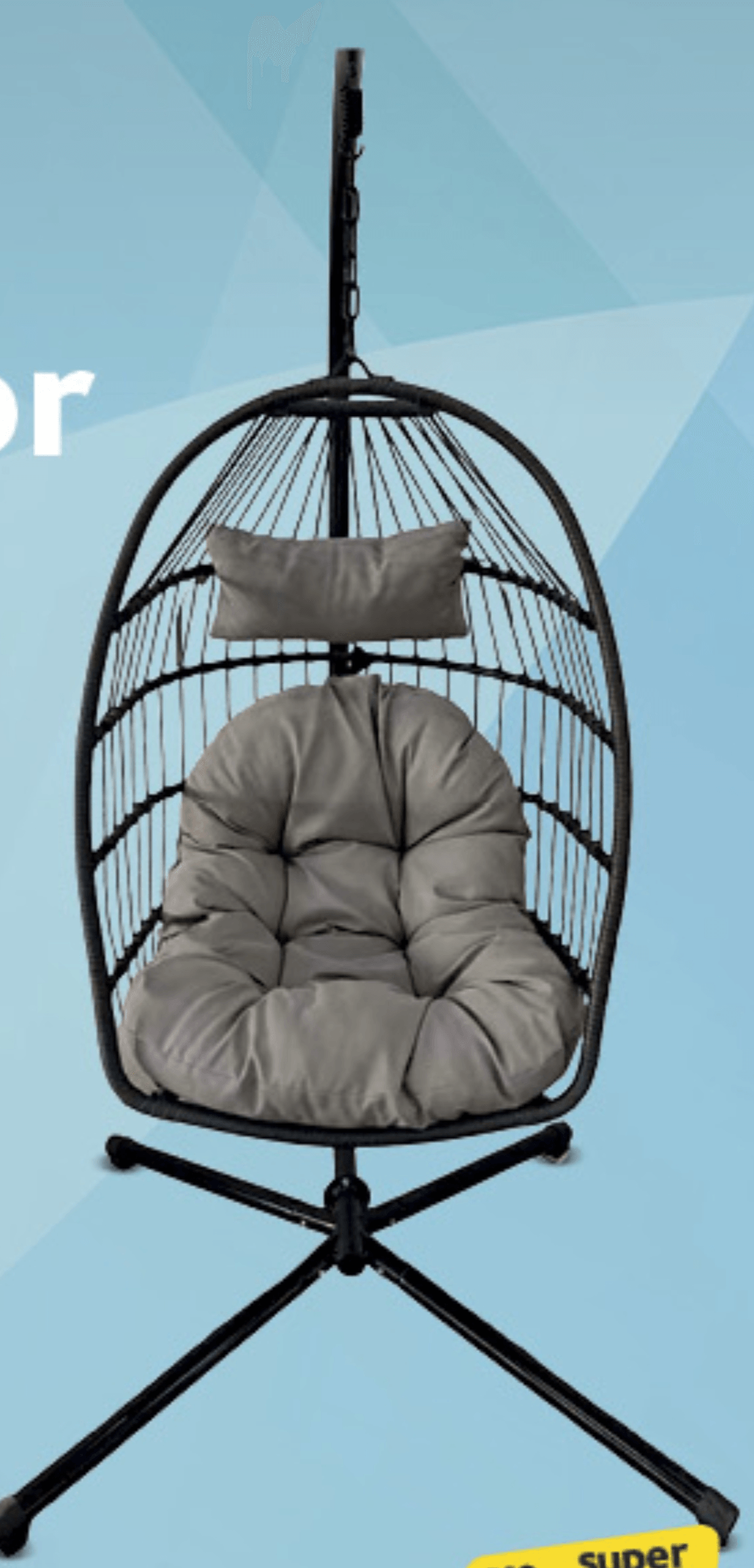 Viseća stolica - Akcija u trgovini Konzum