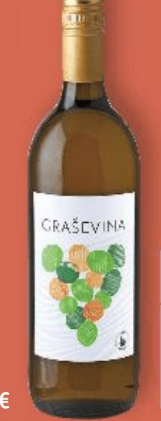 WINE BROKER Graševina 1 L - Akcija u trgovini Kaufland